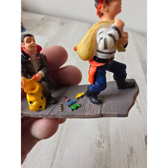 Lemax pirate Dracula leaky bag trick or treat candy boy village Halloween access - Picture 8 of 9